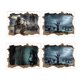 thumbnail image 4 of Advancent Horror Zombie Halloween pegatinas de pared puerta decoración del hogar TV telón de fondo calcomanías papel tapiz autoadhesivo sala de estar Kits de decoración para fiestas KM314 Advancent HA068226-03, 4 of 6