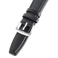thumbnail image 6 of Yinrunx Hand Made Genuine Vintage Leather Watch Band With Curved Ends - Coffee Color, Black - 12mm, 14mm, 16mm, 18mm, 20mm, 6 of 9