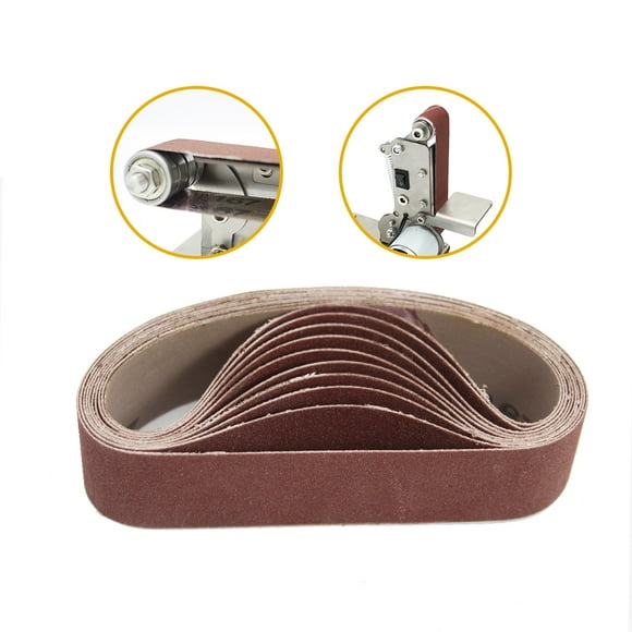 10pcs 30x330mm Abrasive Sanding Belts 240 Grit Sanding Grinding Polishing Tools for Sander Power Rotary Tools