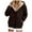 Bronze, variant on Women's Coat Casual Fleece Shearling Zipper Coats Warm Winter Oversized Outwear Jackets Fleece Jacket Women Grey,M