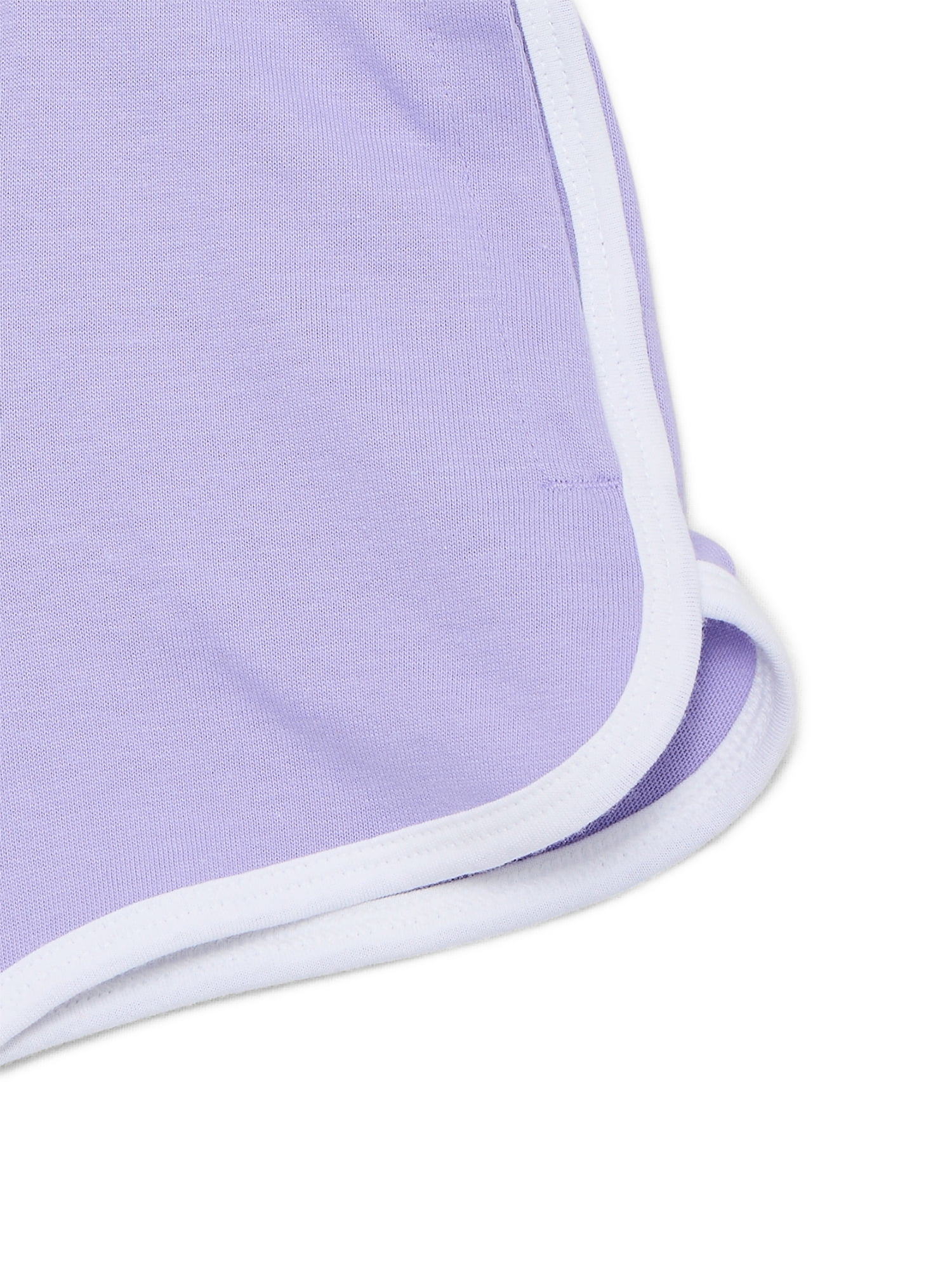 Wonder Nation Girls Dolphin Hem Shorts, Sizes 4-18 & Plus