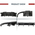 thumbnail image 6 of S4 Carbon Fiber Rear Bumper Lip Diffuser fits for Audi S4 B8 2008-2012 Rear Bumper Cover Lower Lip Spoiler, 6 of 7