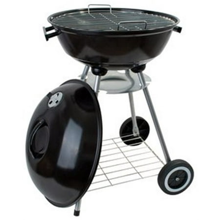 Bbq-Rs18 18"X31"H Blk Round Bbq Grill, Aramco Imports, EACH, EA, Round iron. Bla