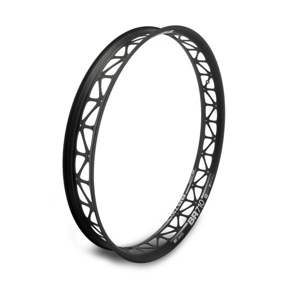 DT Swiss Big Ride Rim - 26" Disc Black 32H Clincher Fat Bike BR710 Presta Cutout