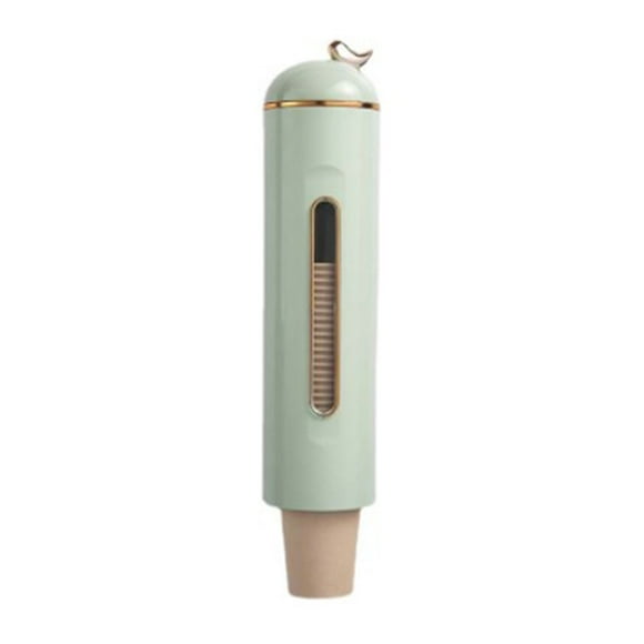 Porte-gobelet mural jetable de grande capacité, distributeur automatique de gobelets en papier pour la maison et le bureau, vert