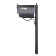 thumbnail image 4 of Berkshire Curbside Mailbox with Newspaper Tube, Locking Insert and Richland Mailbox Post, 4 of 7