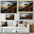 thumbnail image 4 of Designart "A Mesmerizing Golden Sands wall art XVI" Landscapes Floater Framed Canvas Wall Art, 4 of 7