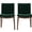 Green, variant on Solid Wood & Foam Filled / Green Dining Chairs for Home Use
