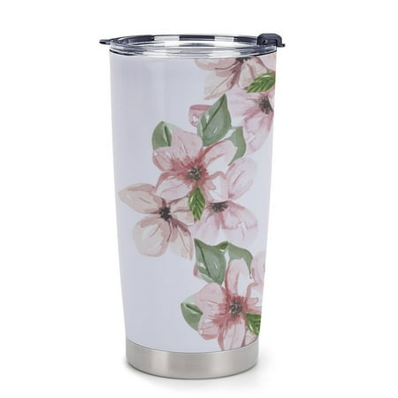 

ANYWAY.GO Thermal Insulation Coffee Travel Mug with Lid Spill Proof Easter Bunny Watercolor Rabbit Portable Thermal Thermal Cup for Car 20oz