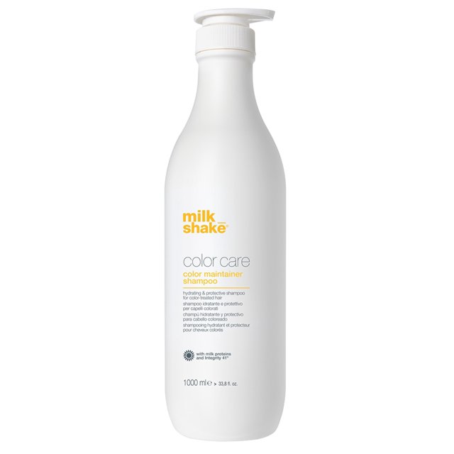 Champú Mantenedor de Color Milkshake 33.8 oz con Peine de Burla SLEEKSHOP Pack de 3
