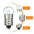 thumbnail image 3 of Bombillas mini E10 de 1.5V/0.3A Uxcell, 25 piezas de bombillas de tornillo miniatura, bombillas de linterna de luz amarilla cálida, 3 of 6