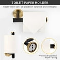 thumbnail image 4 of Abbracc Bathroom Hardware Set Hand Towel Bars Toilet Paper Storage Rack Towel Stand Rack 7Pcs, 4 of 9