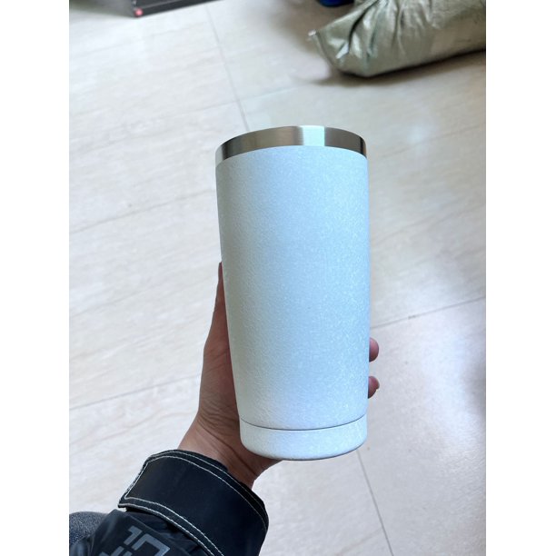 Taza de acero inoxidable para automóvil de 20 oz, taza térmica de acero inoxidable de doble capa, taza de hielo portátil para automóvil