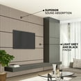 thumbnail image 2 of Artika Sonolok Sound-Absorbing Wall Panel Kit, Light Gray (Cover 15.5 sq.ft), 2 of 9
