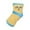 B, variant on SHURUIMA Rib Plush Squeaky Sock Dog Chew Toy, Embroidered Cartoon Pet Bite Toy, 2.7 X 5.1 Inch Four Color Small Medium Dog Play Accessory, 1 Count