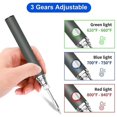 thumbnail image 2 of Cordless Soldering Iron Kit, USB Rechargeable Cordless Soldering Iron, 3 Temperature Adjustment Soldering Iron - Grey, 2 of 5