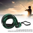 thumbnail image 6 of Braided Sleeve Expandable Casting Fishing Rod Pole Cover Protector (Black and Green Cross), 6 of 8