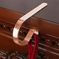 thumbnail image 3 of 4 Pack Metal Christmas Stocking Hooks Safe and Intact Gold Color, 3 of 4