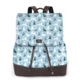 thumbnail image 1 of Balery Black White Gray Rabbit Mochila de Cuero para Mujeres, Gran Capacidad, Bolsa de Viaje Multifuncional, Mochila de Cuero y Bolsa de Hombro para Mujeres, 1 of 4