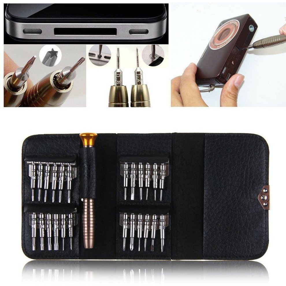 25 In 1 Mini Repair Screwdriver Torx Tool Kits Precision Tool for Phone Glasses
