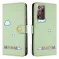 thumbnail image 4 of Allytechgroup for Samsung Galaxy Note 20 Ultra Wallet Cover with Strap, PU Leather Shock Absorption Folio Flip Stand Card Slots Wallet Magnet Cover Case - Green, 4 of 8