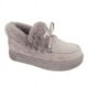 thumbnail image 4 of Zapatos de mujer europeos y americanos, botas cortas con costura de lazo en la boca, zapatos de algodón de mujer de talla grande, 4 of 5