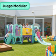 thumbnail image 4 of PLAYOUT KIDS | Juego Modular Infantil Sugar con Resbaladilla Túneles y Escaladores para Exterior e Interior 3.85m, 4 of 4