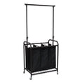 thumbnail image 1 of Oceanstar TLS1385 Trieur de Linge à Roulettes 3 Sacs avec Barre de Suspension Réglable, Bronze, 1 of 2