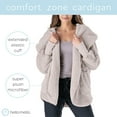 thumbnail image 2 of Hello Mello Comfort Zone Packable Oversized Cardigan, Polar Gray (Women's), 2 of 6