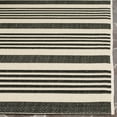 thumbnail image 4 of Safavieh Courtyard Indoor Outdoor Runner Rug, Black, Machine Made, 2'3' x 10', 4 of 4