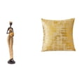 thumbnail image 1 of Escultura De Mujer Tribal Africana Para Decoración Del Hogar Y Elegante Funda De Cojín Para Sofá, Sala De Estar, Dormitorio, Mesa, Mueble De TV., 1 of 8