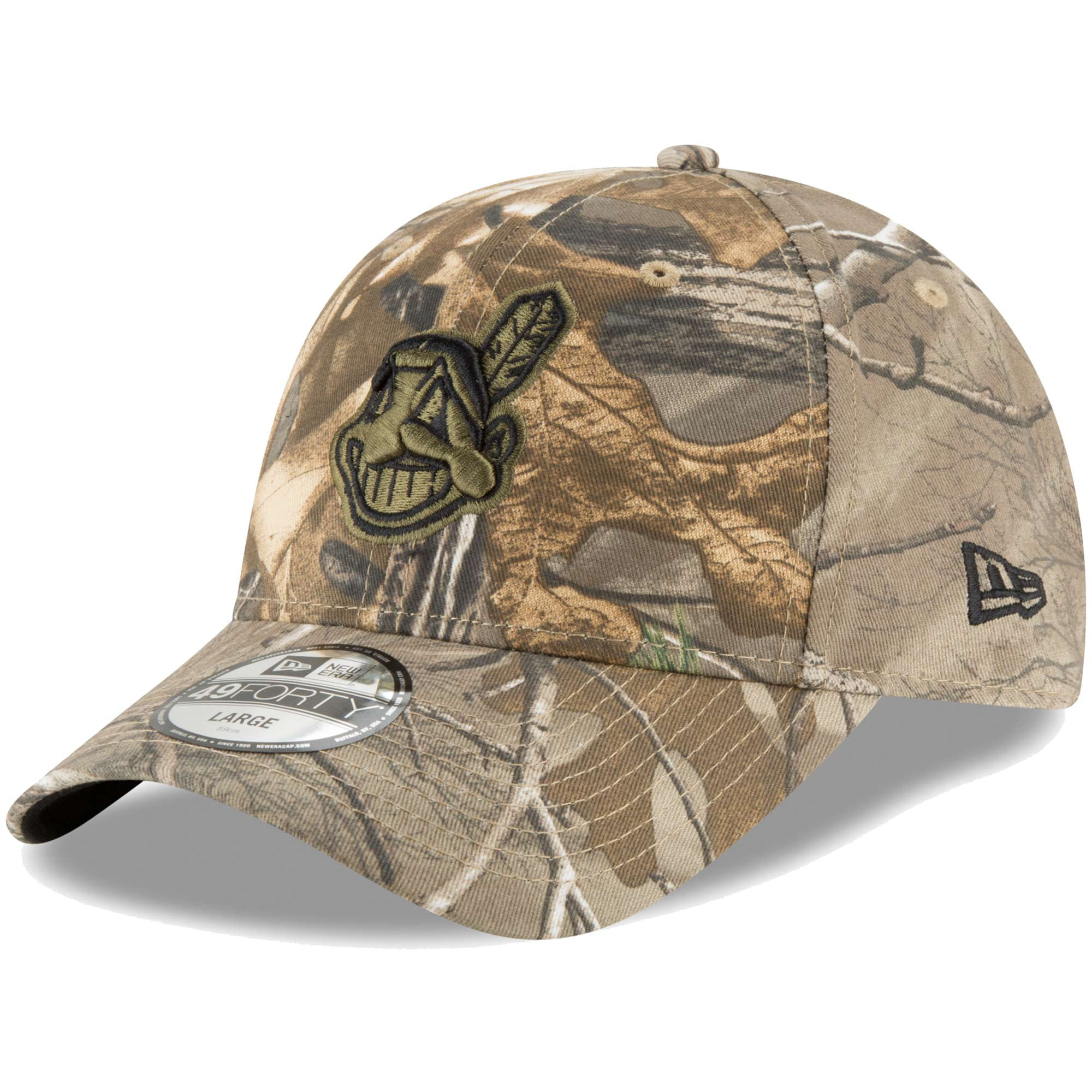 camo indians hat