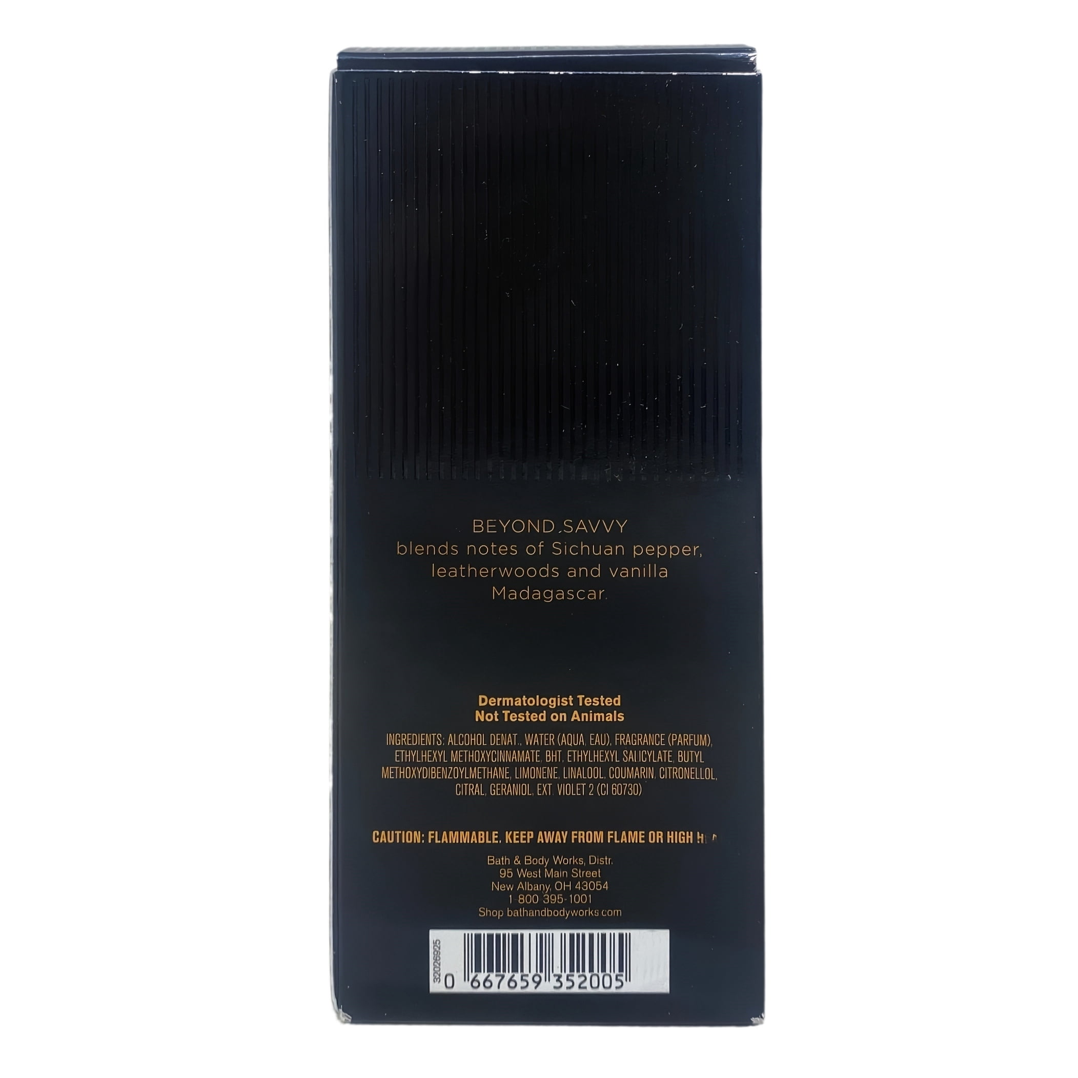 Bath & Body Works Men's Collection Beyond Savvy Cologne and 3-in-1 Hair, Face & Body Wash with a Charcoal Scrub Bar Soap