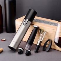 Electric Wine Opener Set - 7-in-1 Wine Gift Set with Beer Opener