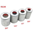 thumbnail image 2 of Nikauto 100pcs /Lot 3/8'' 1/2'' 5/8'' 3/4''Car Air Conditioning Pipe Joint Fitting Sleeve R134, 2 of 4