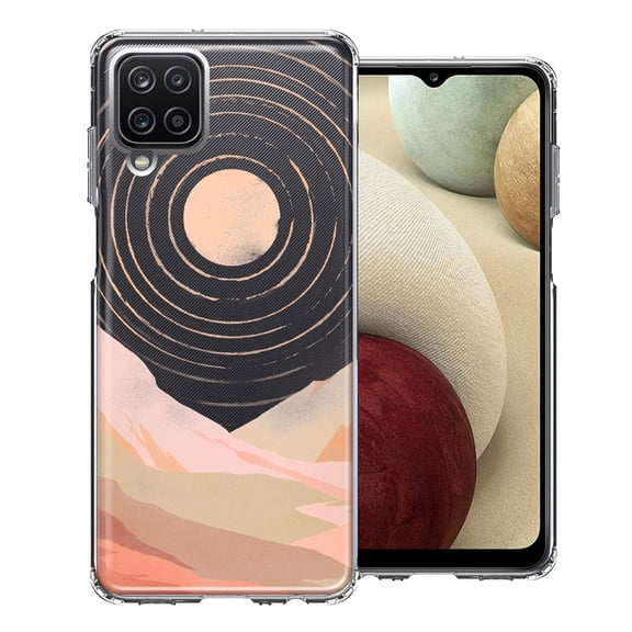 MUNDAZE For Samsung Galaxy A12 Desert Mountains Design Double Layer Phone Case Cover