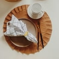thumbnail image 4 of UPOUART 6Pcs Napkin Holders Shaped Golden White Simulated for Table Accessories, 4 of 6