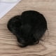 thumbnail image 4 of 1 pieza de extensión de cabello con clip y flecos falsos rizados para niñas y mujeres (negro), 4 of 5