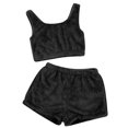 thumbnail image 3 of MKLEKYY Conjunto Casual De Dos Piezas Para Mujer, Camiseta Sin Mangas Y Pantalones Cortos De Color Liso, Ropa De Dormir Cómoda Y Ropa De Estar Por Casa., 3 of 3