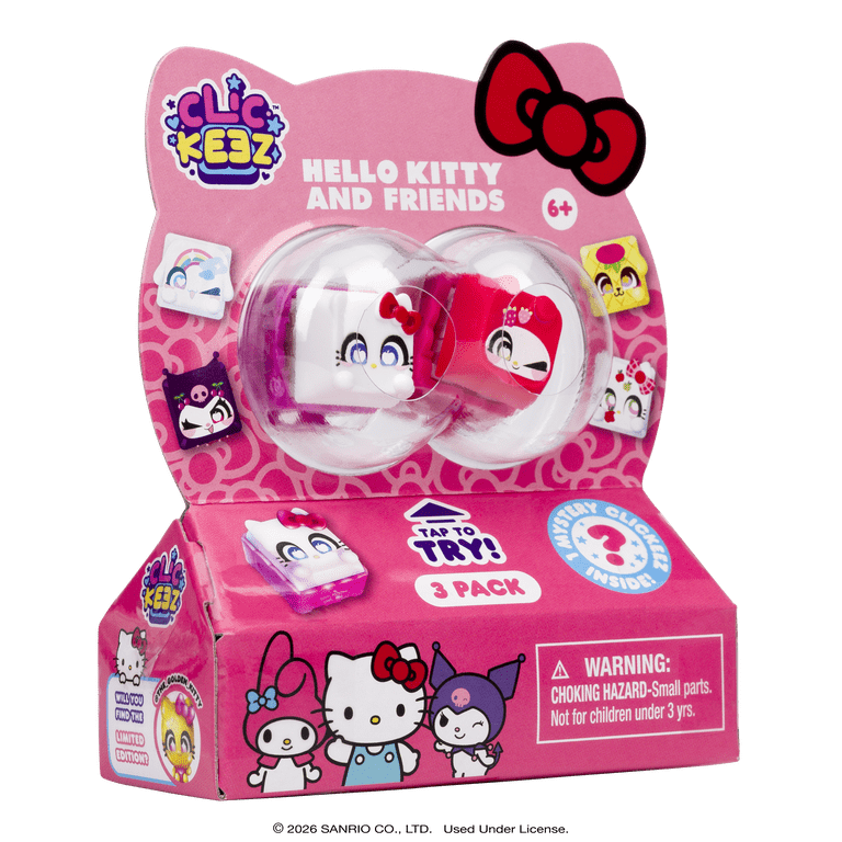 Clickeez Hello Kitty Series 1, 3-Pack Collectible Keys photo 7