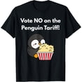 thumbnail image 1 of Vote NO on The Penguin Tariff, Funny Penguin T-Shirt, 1 of 2