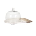 thumbnail image 1 of IMAX Corporation Lyna Cheese Board with Dome in White, 1 of 1
