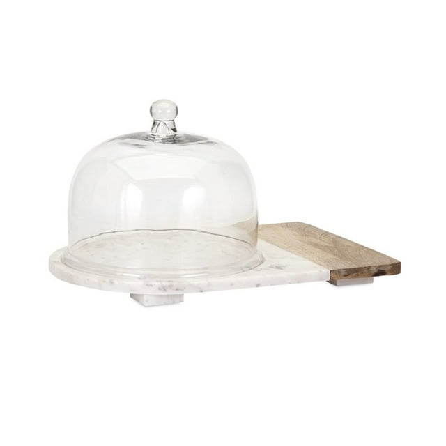 IMAX Corporation Lyna Cheese Board with Dome in White