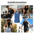 thumbnail image 7 of Bixox Men's Dinosaur Driving Printed Shirt Sleeveless Fitness Tank Top-3X-Large, 7 of 7