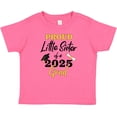thumbnail image 3 of Inktastic Proud Little Sister of a 2025 Grad Girls Baby T-Shirt, 3 of 5