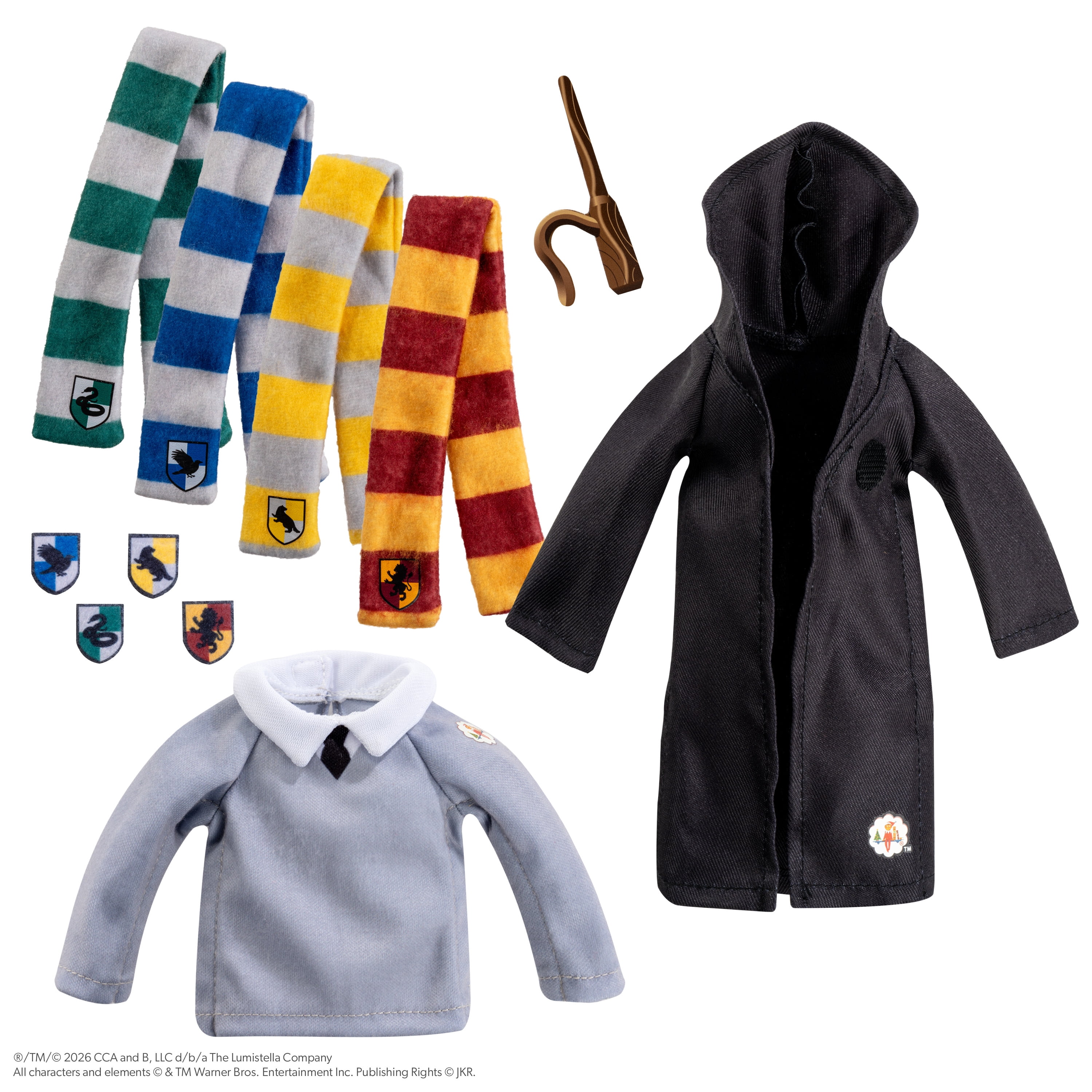 The Elf on the Shelf Harry Potter Hogwarts House Robe and Accessory Set - Scout Elf Not Included