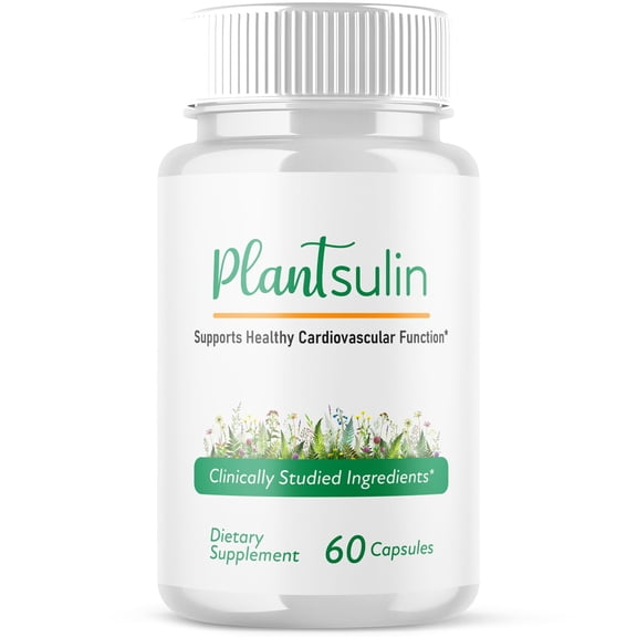 Plantsulin Blood Balance Support Pills Advanced Formula Vitamin Supplement 60 Capsules