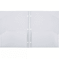 thumbnail image 2 of Five Star Plastic Folder 2-Pocket Stay-Put 11.75" x 9.5" White, 2 of 4