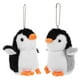 thumbnail image 4 of 2 uds encantador pingüino Animal muñeco de peluche llavero de juguete llavero bolsa colgante juguetes de recuerdo de fiesta para niños niñas gris negro, 4 of 6