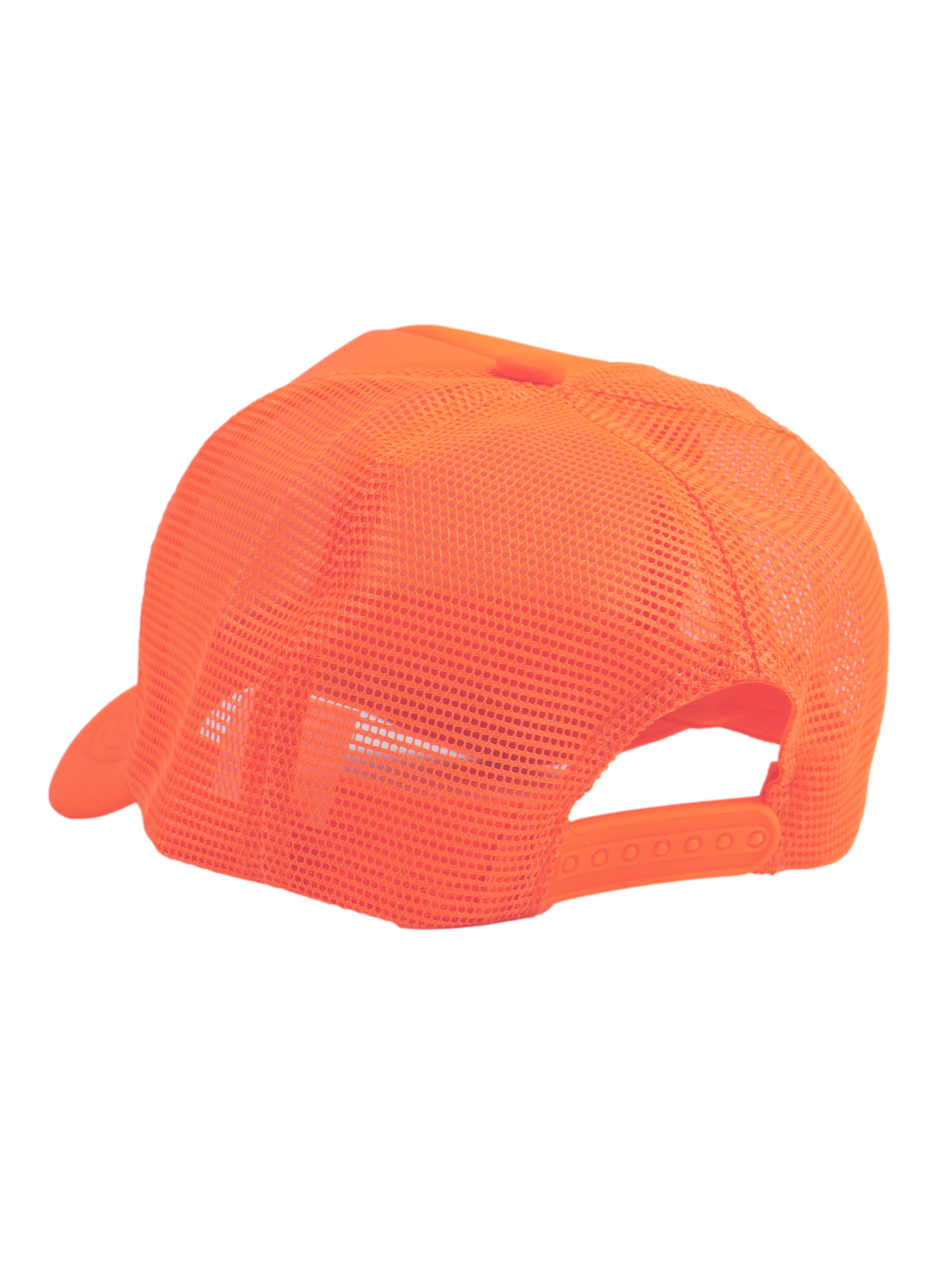 Top Headwear Blank Trucker Hat - Mens Trucker Hats Foam Mesh Snapback Neon  Orange